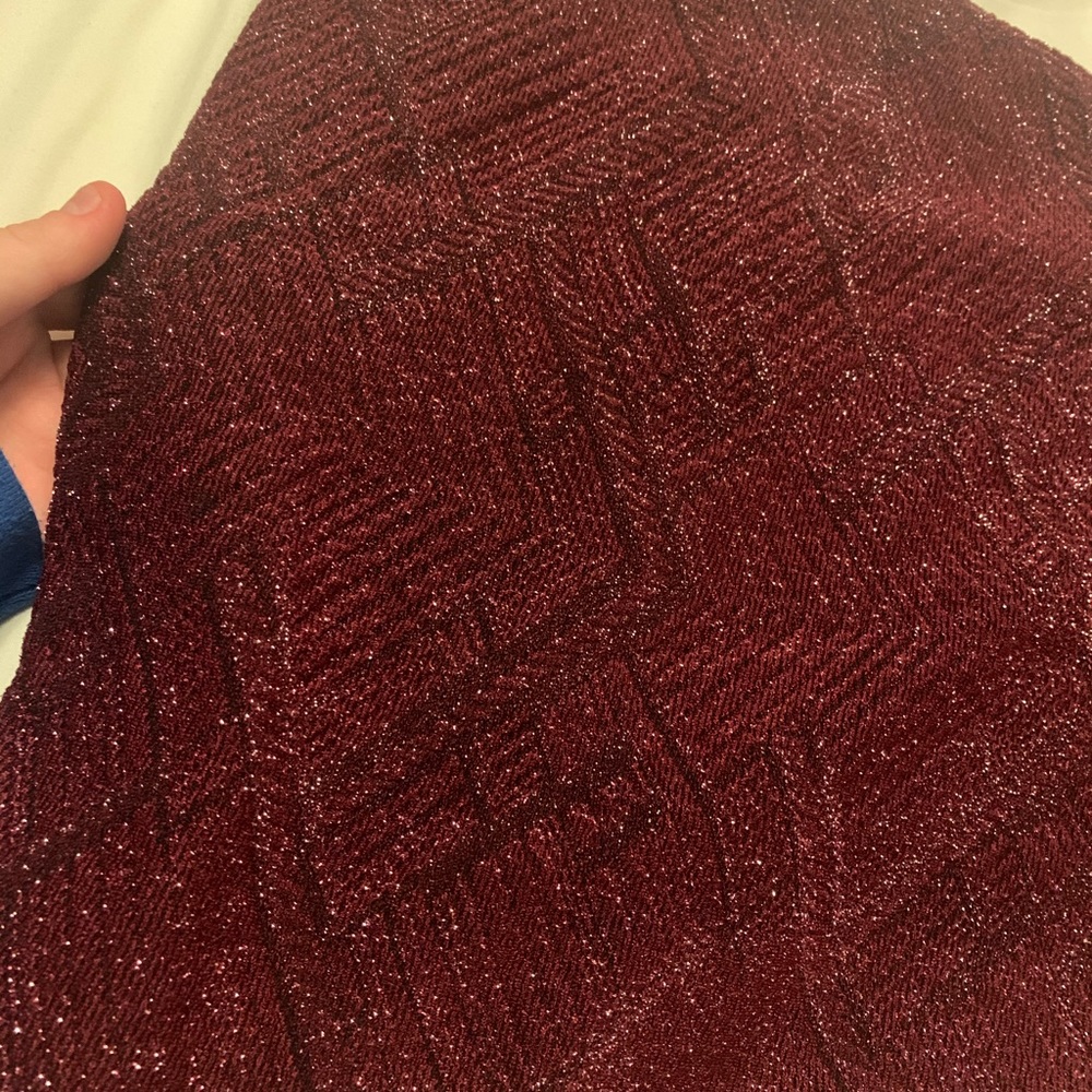 Mini Maroon Dress - Picture 5 of 9